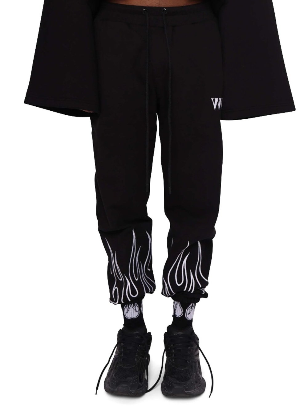 VVV Flame Sweatpants - Black